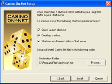 Installation Screen